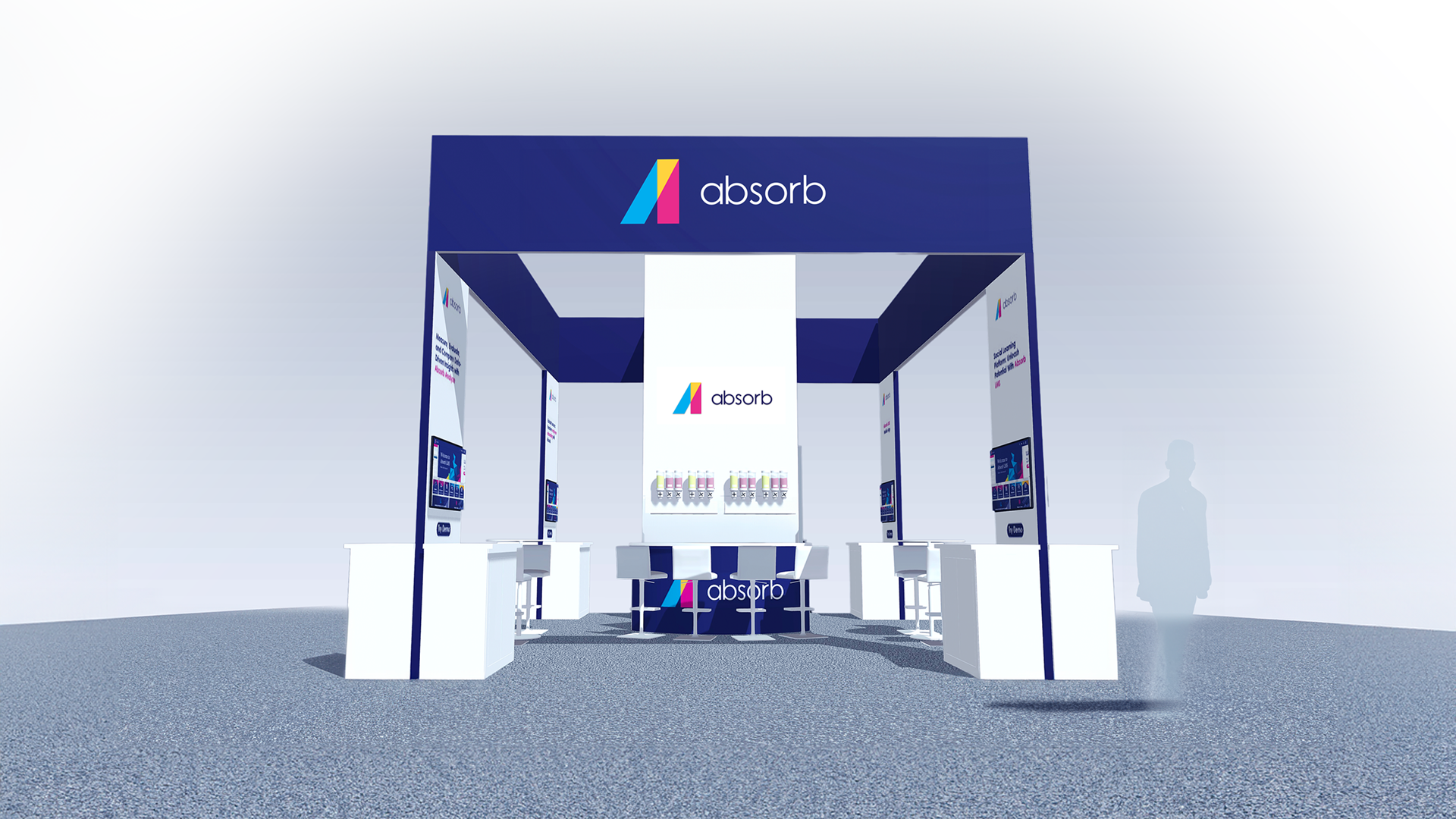 Absorb Software tradeshow booth