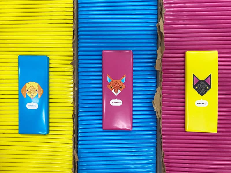 Chocolate bar packaging design