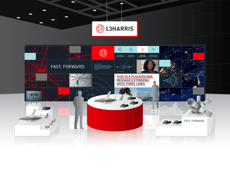 L3Harris exhibition booth