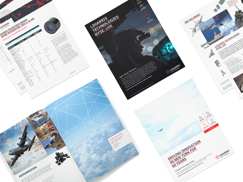 L3Harris collateral materials