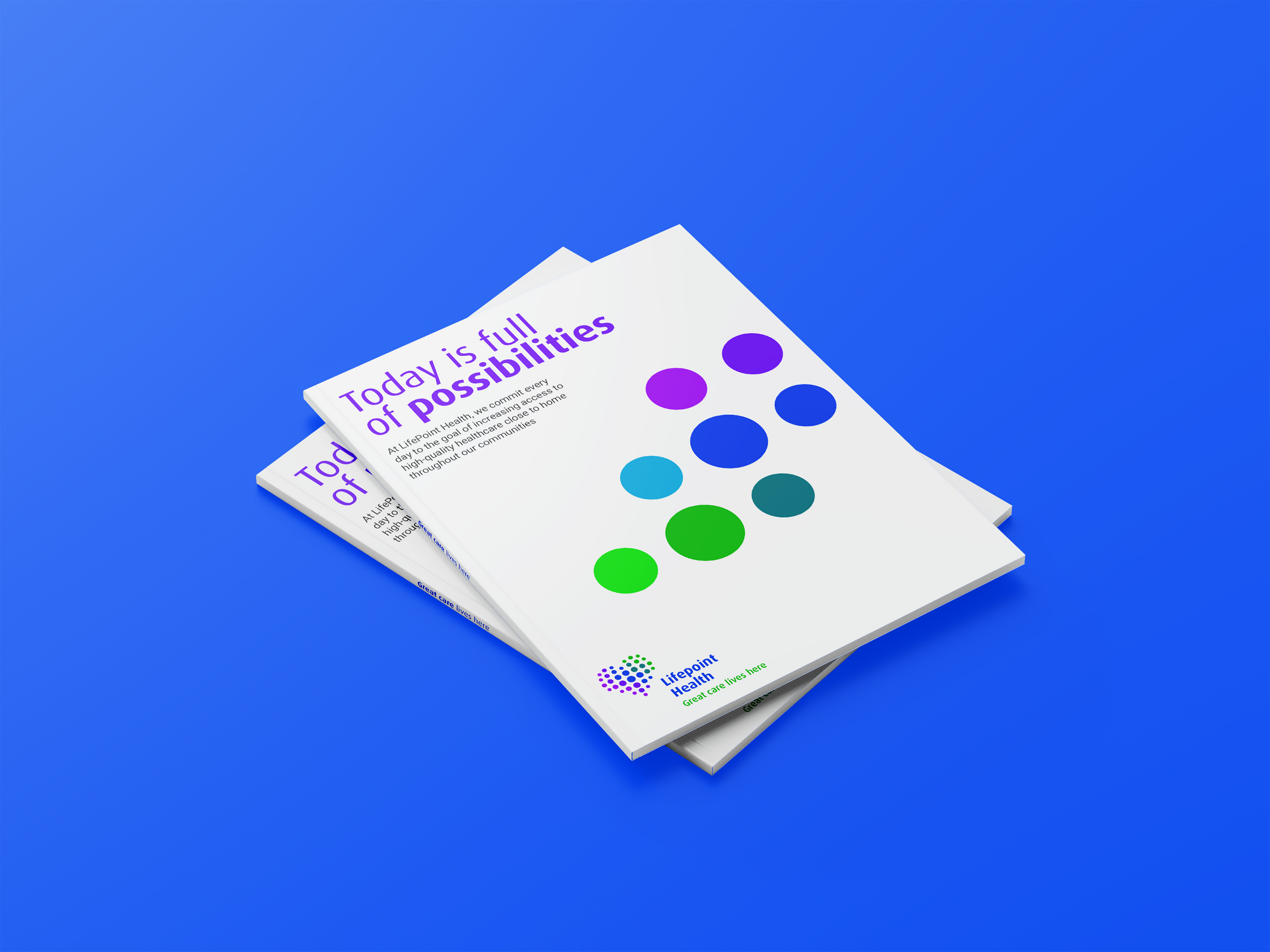 Lifepoint Health brochure designs