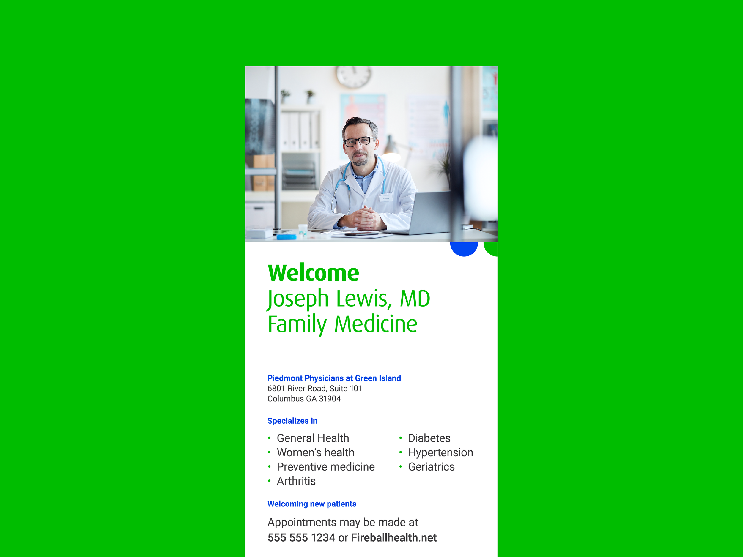 Lifepoint Health leaflet design