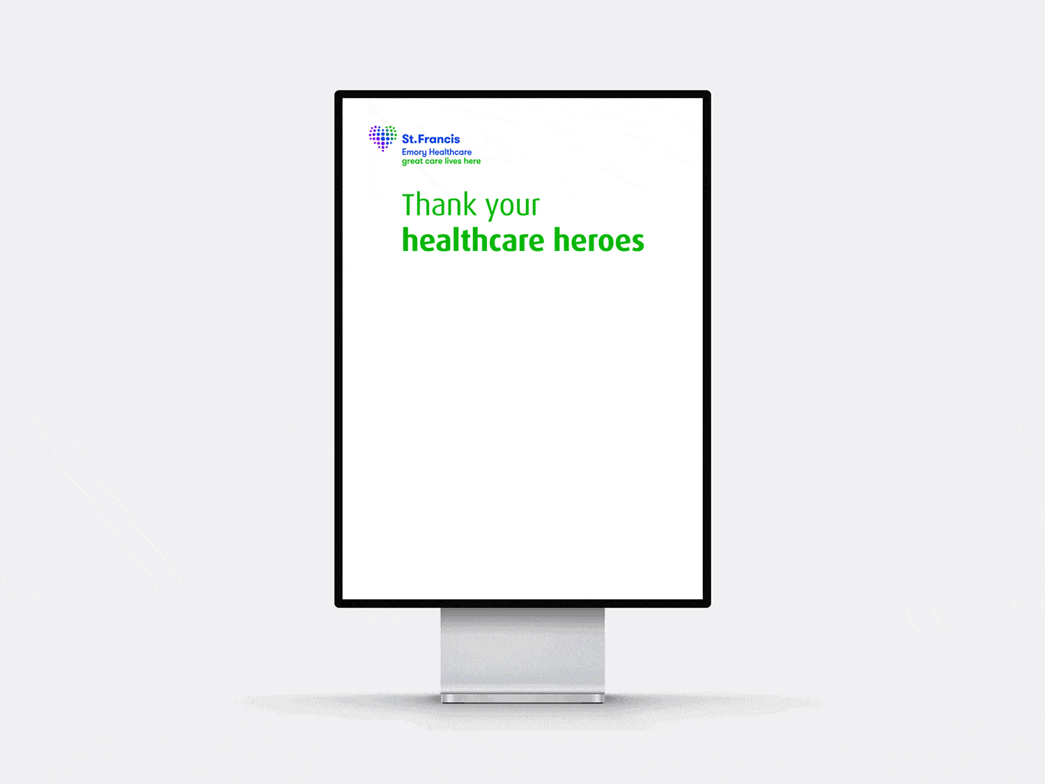 Lifepoint Health digital poster animation