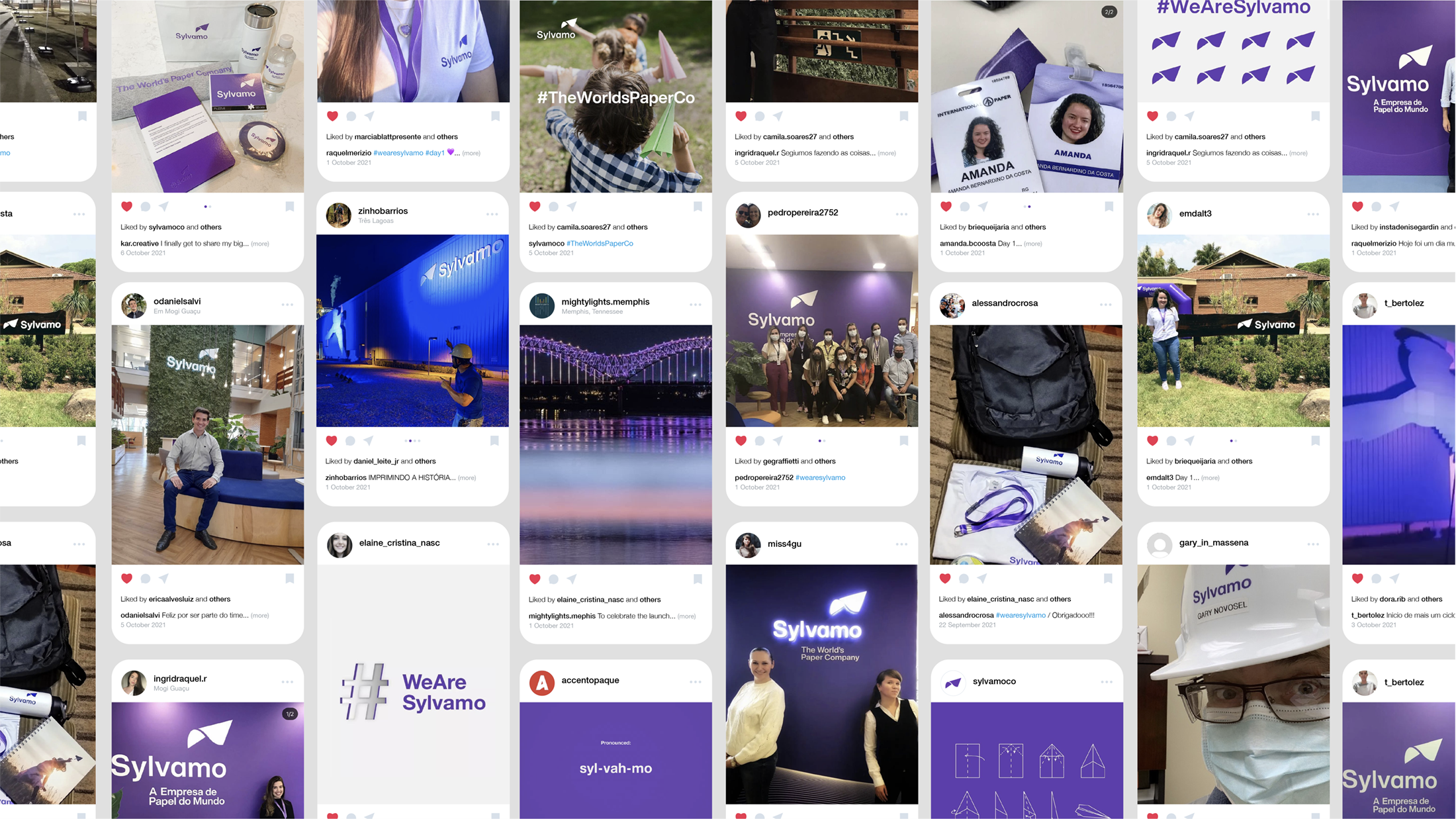 Sylvamo Instagram design
